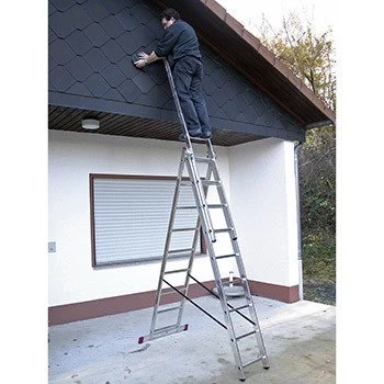 Jeftino povoljno MERDEVINE - KRAUSE Corda Trodelne Aluminijumske Merdevine 3x11 - 6,45m