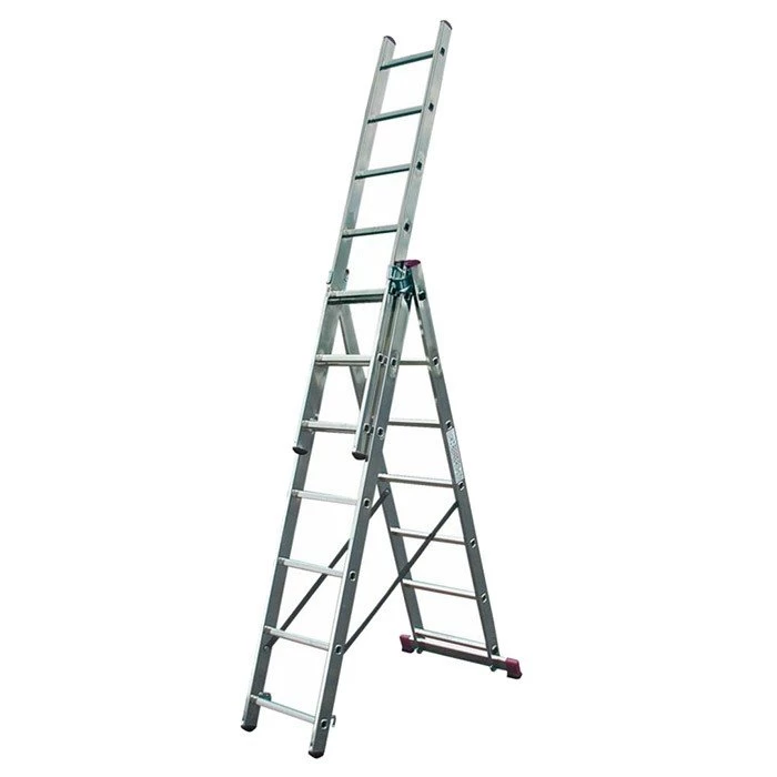 Jeftino povoljno Aluminijumske Merdevine - KRAUSE Corda Trodelne Aluminijumske Merdevine 3x7 - 4,2m