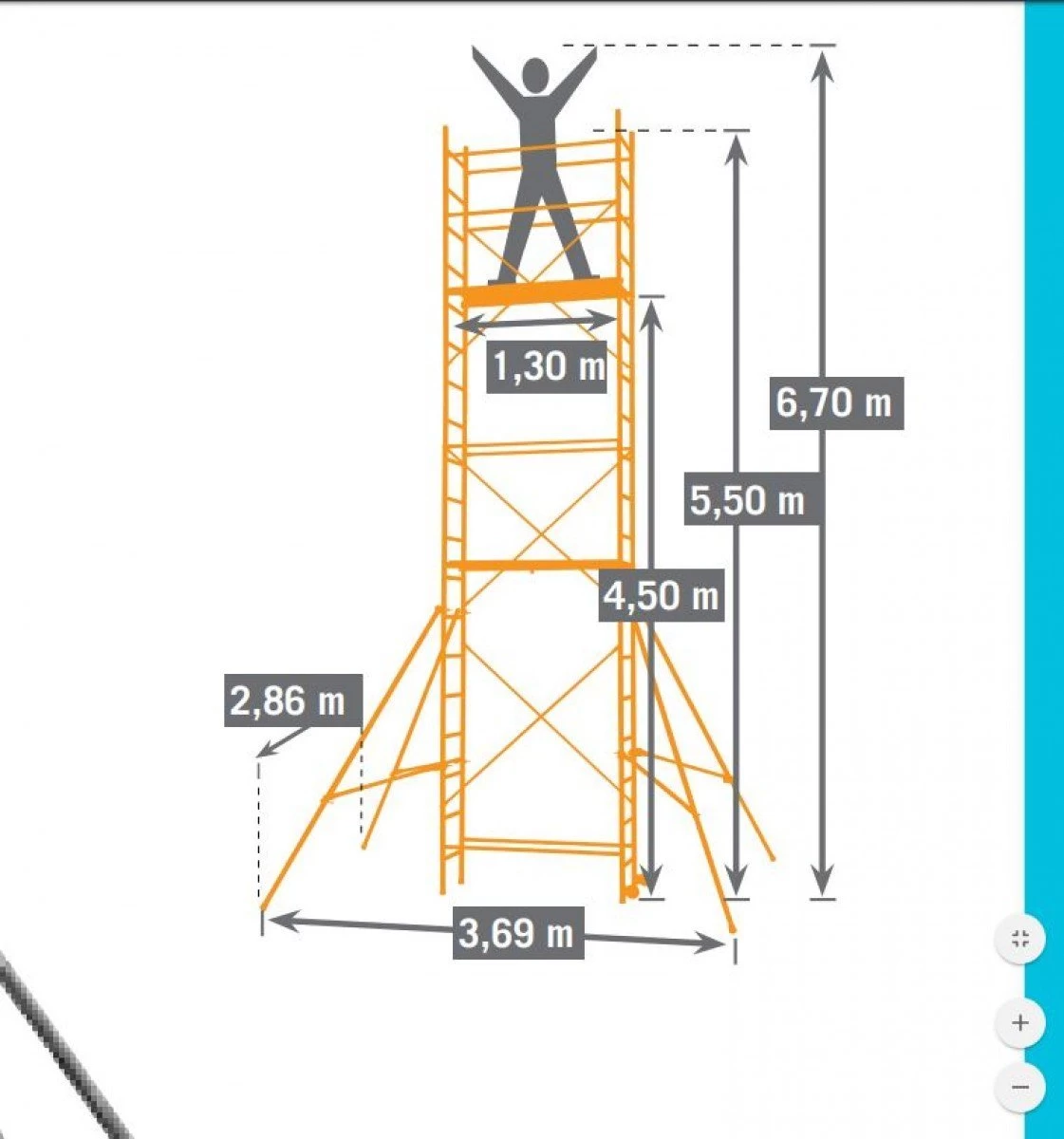 Jeftino povoljno Aluminijumske Skele - Aluminijumska Skela 6,7m Speed UP XL Centaure