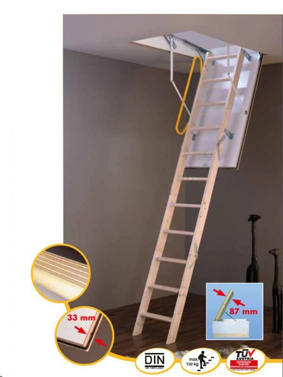 Jeftino povoljno Tavanske Merdevine - Tavanske Merdevine 120x70cm MC-STEP Termoizolovane