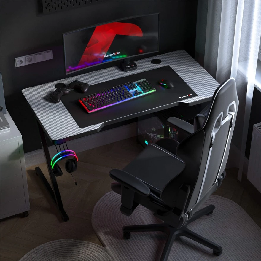 Jeftino povoljno TRGOVACKA ROBA - Huzaro Hero 2.5 Beli Gaming sto
