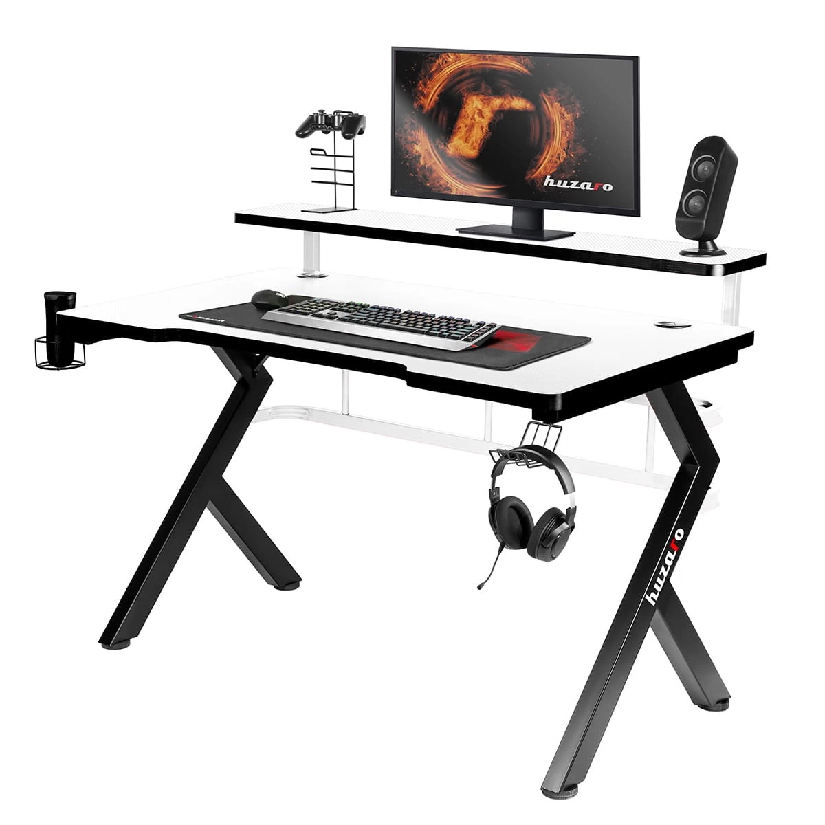 Jeftino povoljno TRGOVACKA ROBA - Huzaro Hero 5 Beli Gaming sto