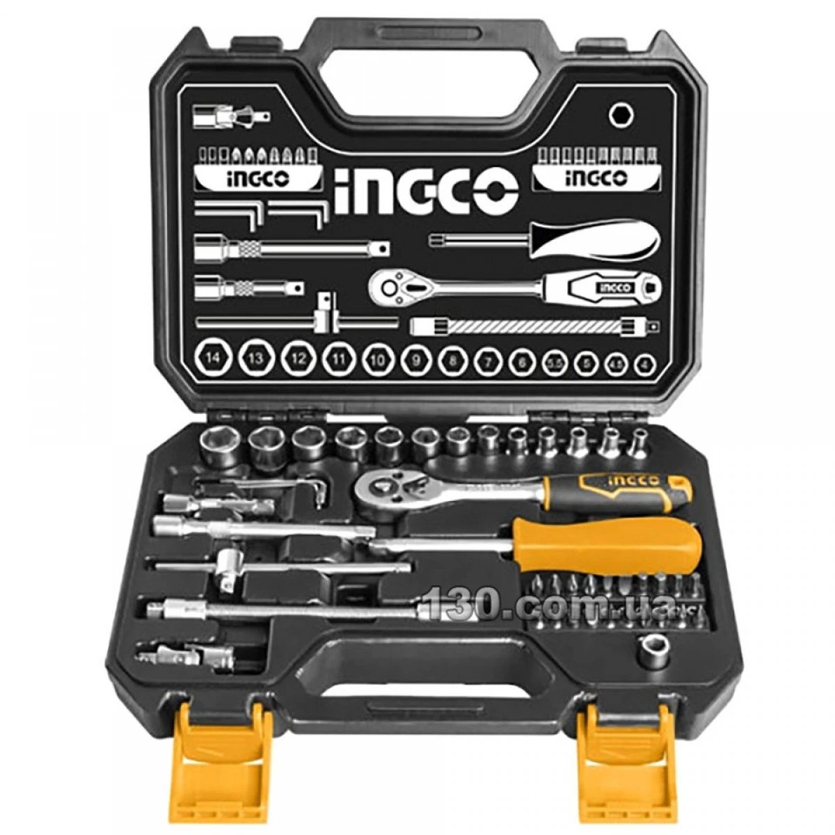 Jeftino povoljno Auto oprema - Ingco Set Nasadnih Ključeva 45/1 1/4" HKTS14451