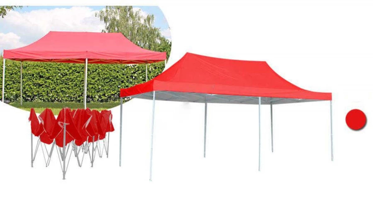 Jeftino povoljno  - Paviljon Sa Mehanizmom 3x5,7m Crveni