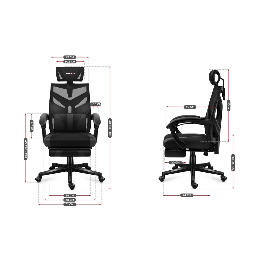 Jeftino povoljno TRGOVACKA ROBA - Huzaro Combat 5.0 Crna Gaming stolica
