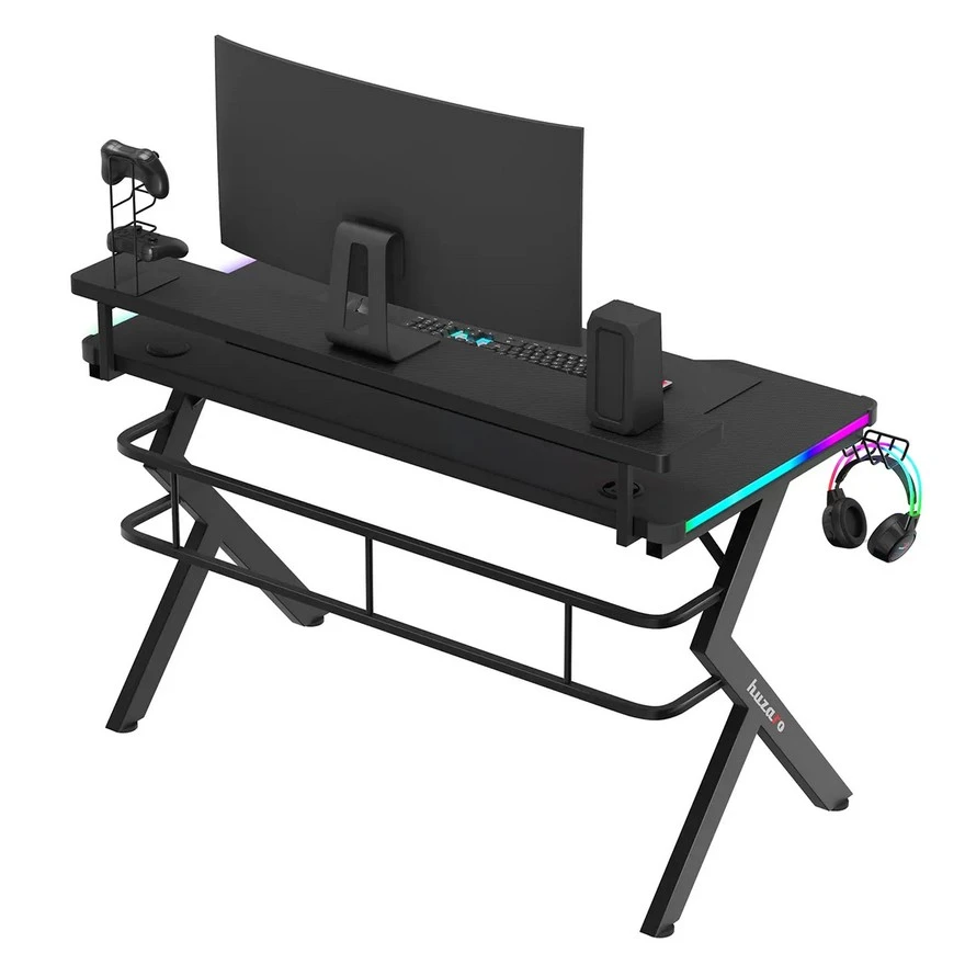 Jeftino povoljno TRGOVACKA ROBA - Huzaro Hero 5 RGB Crni Gaming sto