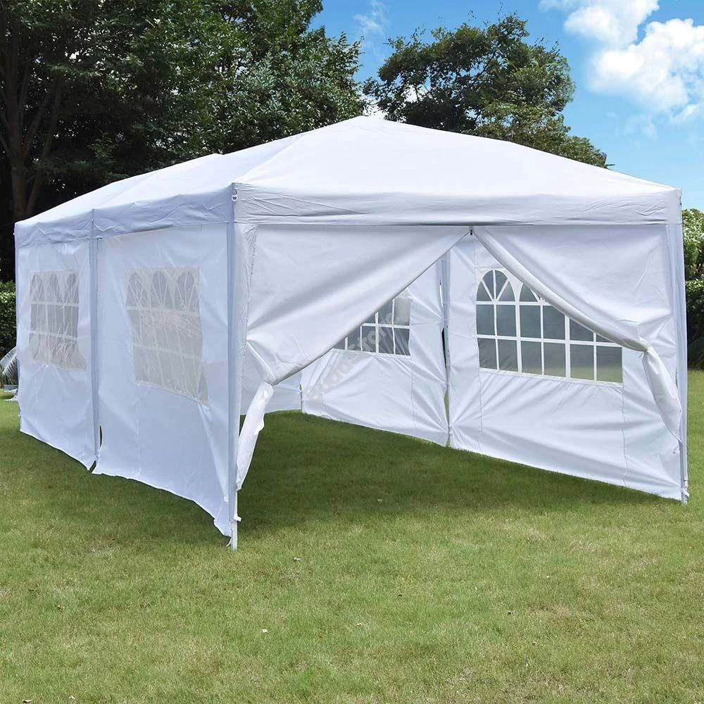 Jeftino povoljno  - Beli Paviljon Party 6x3m sa Stranicama