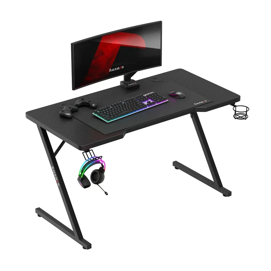 Jeftino povoljno TRGOVACKA ROBA - Huzaro Hero 2.5 Crni Gaming sto
