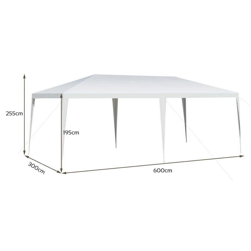 Jeftino povoljno BASTENSKA OPREMA - Paviljon 6x3m Bez Stranica 3x6x2,55m