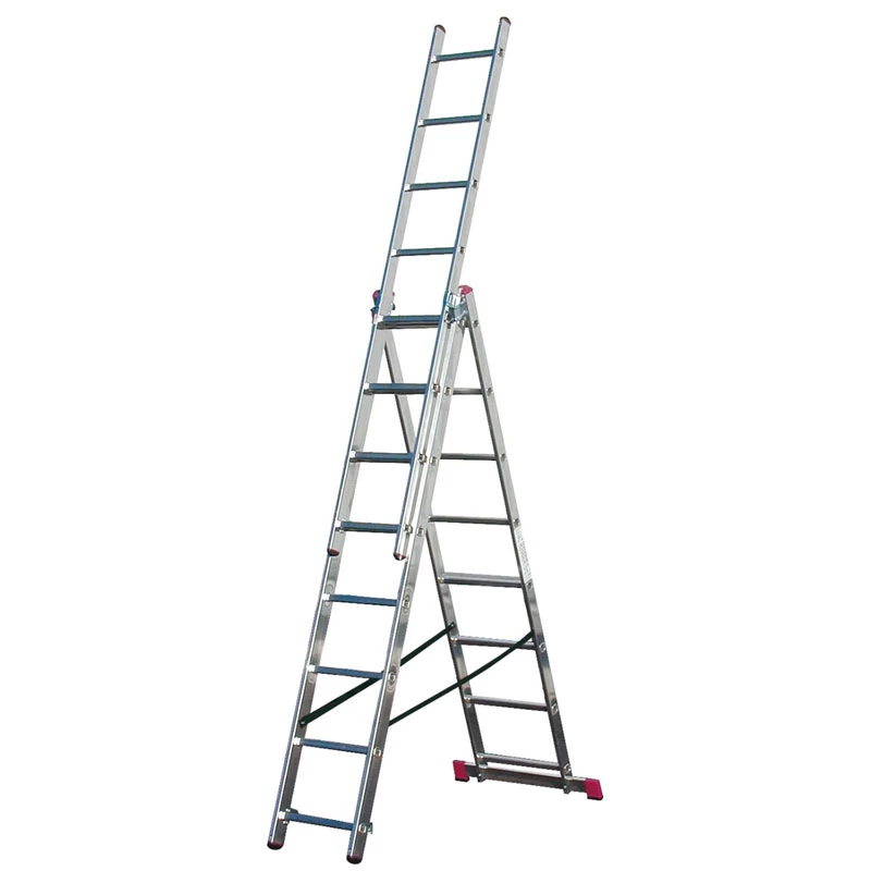 Jeftino povoljno Aluminijumske Merdevine - KRAUSE Corda Trodelne Aluminijumske Merdevine 3x8 - 4,5m