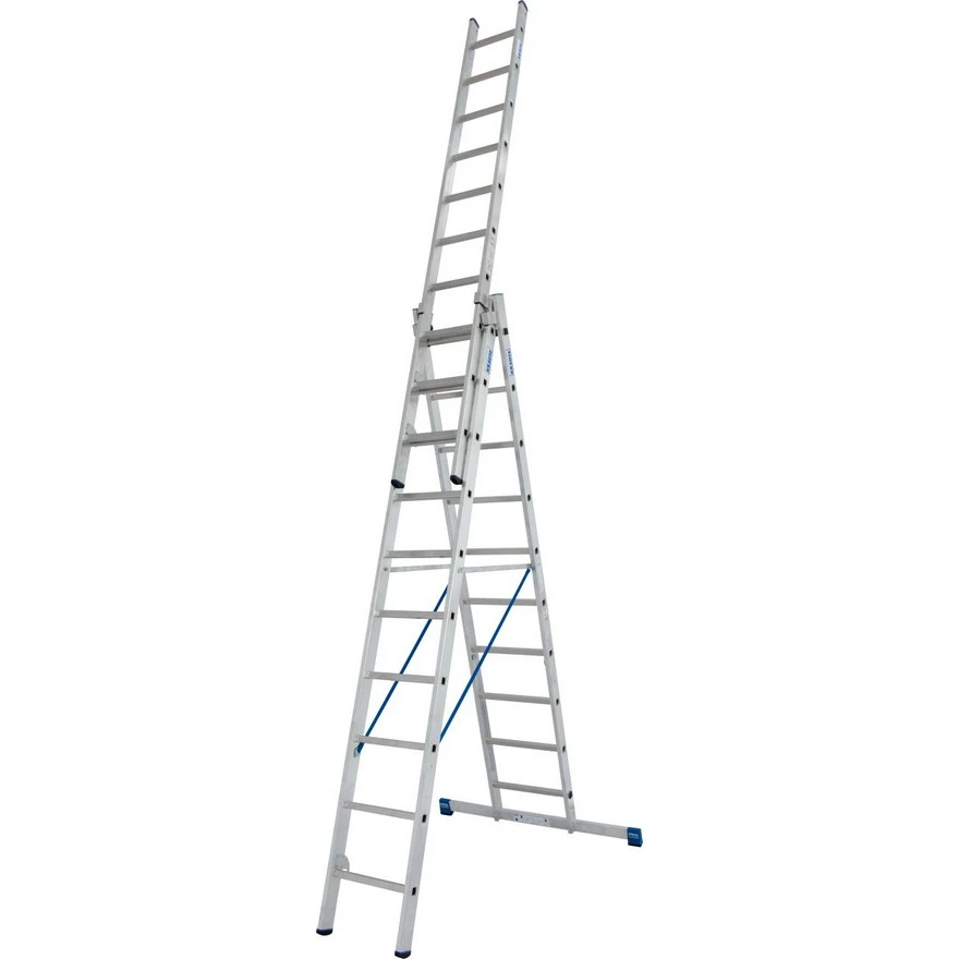 Jeftino povoljno Aluminijumske Merdevine - Krause Stabilo Mnogonamenske Merdevine 3x10 - 6,9m Kontra Nastavak