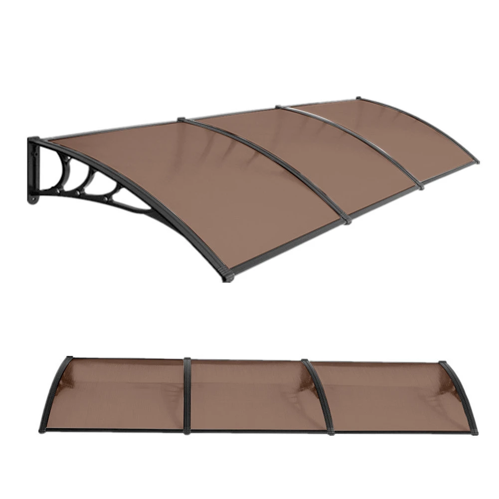 Jeftino povoljno BASTENSKA OPREMA - Nadstrešnica 270x100cm Crna Bronza 5mm Leksan