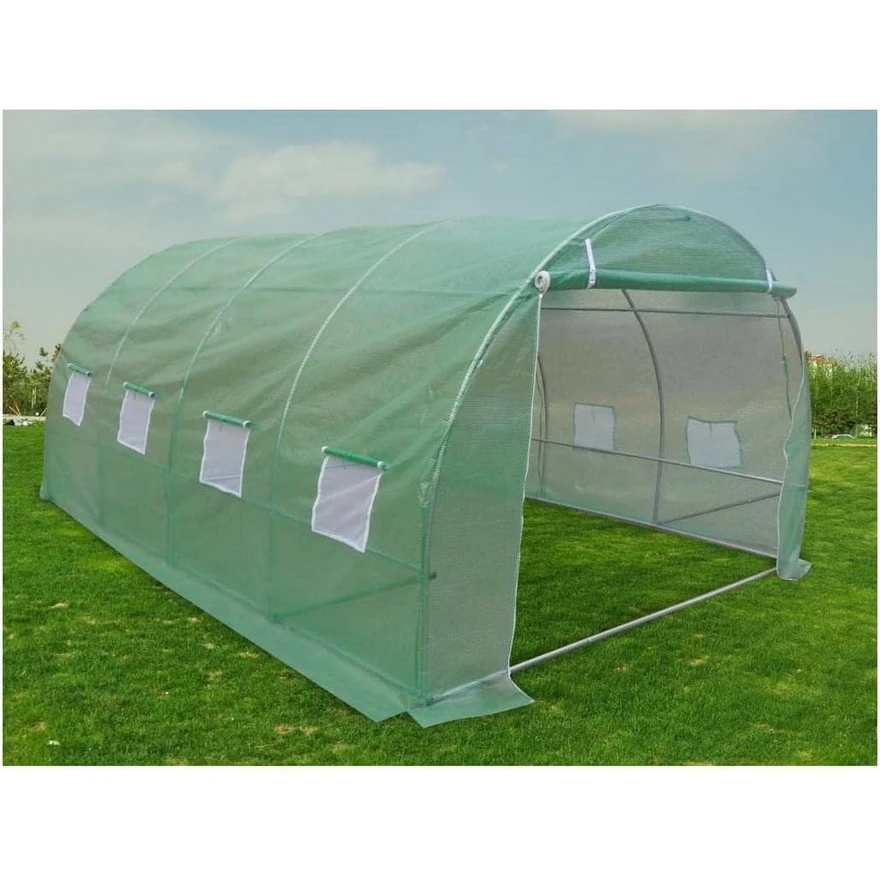 Jeftino povoljno Plastenici - Baštenski plastenik sa prozorima 400x250x200cm