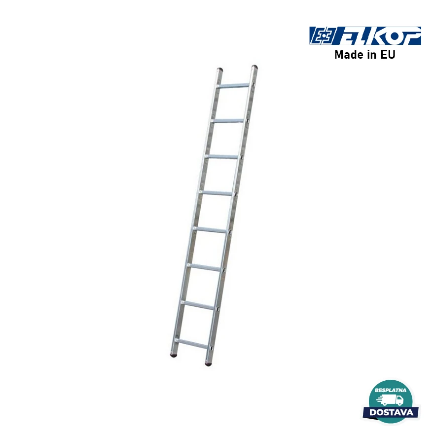 Jeftino povoljno MERDEVINE - ELKOP Jednodelne Aluminijumske Merdevine 1x8 - 2,1m