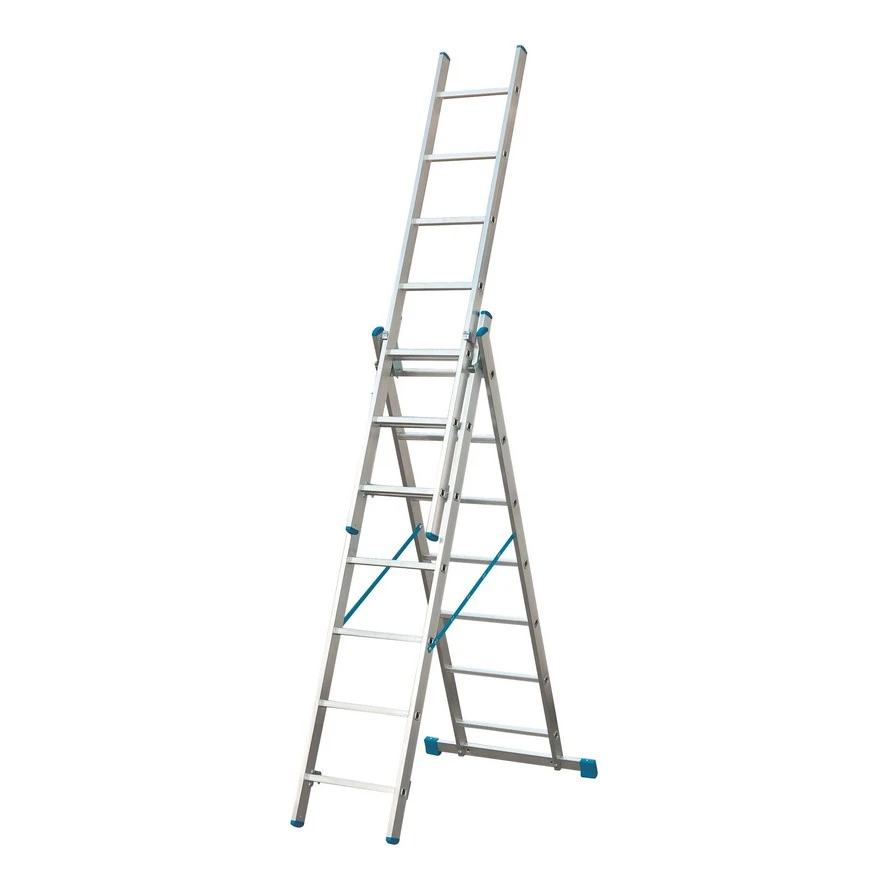 Jeftino povoljno MERDEVINE - ELKOP Trodelne Aluminijumske Merdevine 3x7 - 4m