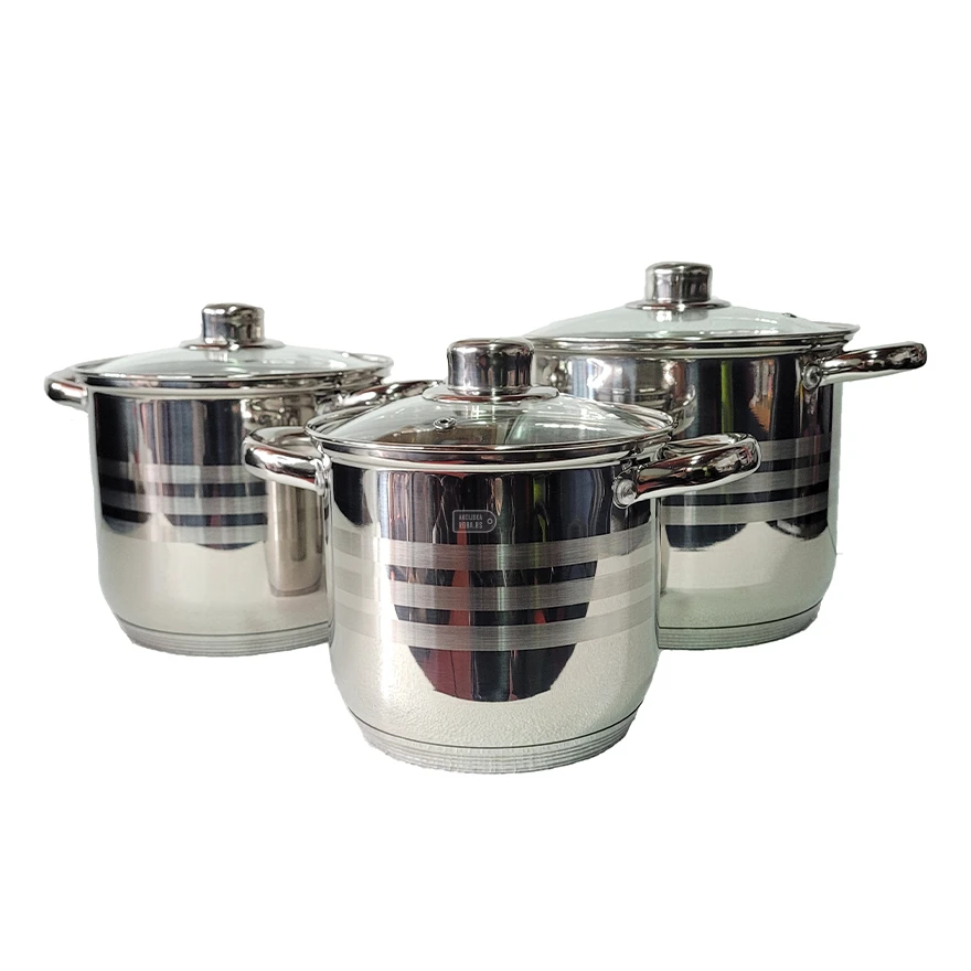 Jeftino povoljno TRGOVACKA ROBA - Excellent Line Jumbo Set Lonci 6 delova EL-CP3