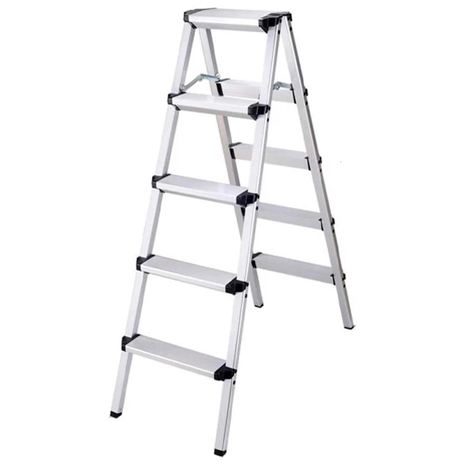 Jeftino povoljno MERDEVINE - SuperStep Stepenaste Merdevine 2x5 Podest 121cm