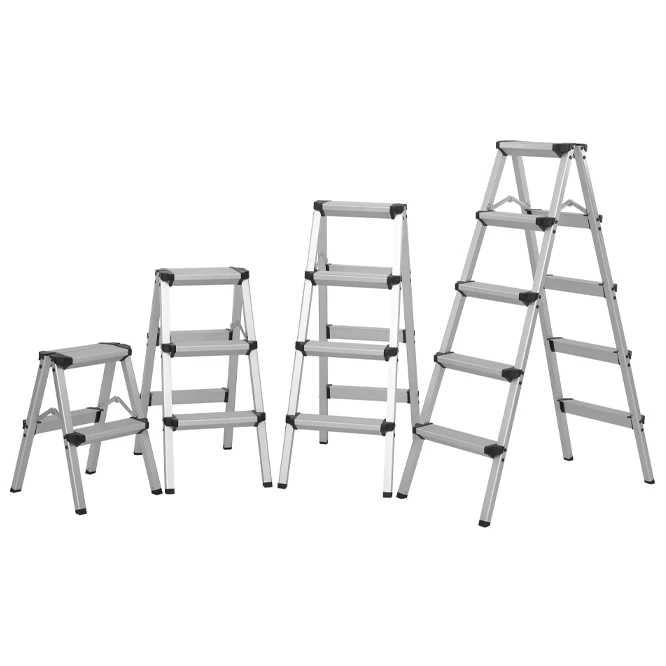 Jeftino povoljno Aluminijumske Merdevine - SuperStep Stepenaste Merdevine 2x5 Podest 121cm