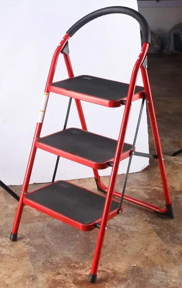 Jeftino povoljno Aluminijumske Merdevine - SuperStep Kućne Čelične Merdevine 3+0