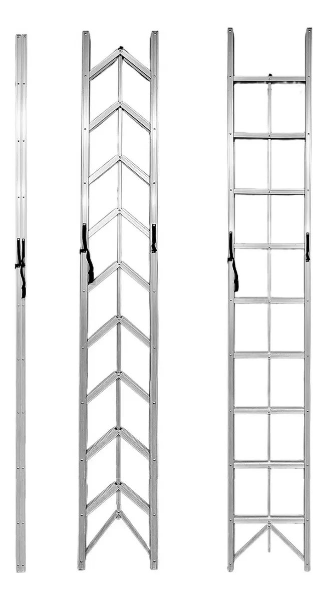 Jeftino povoljno  - SuperStep Sklopive Štapne Alu Merdevine 299cm 9 Gazišta