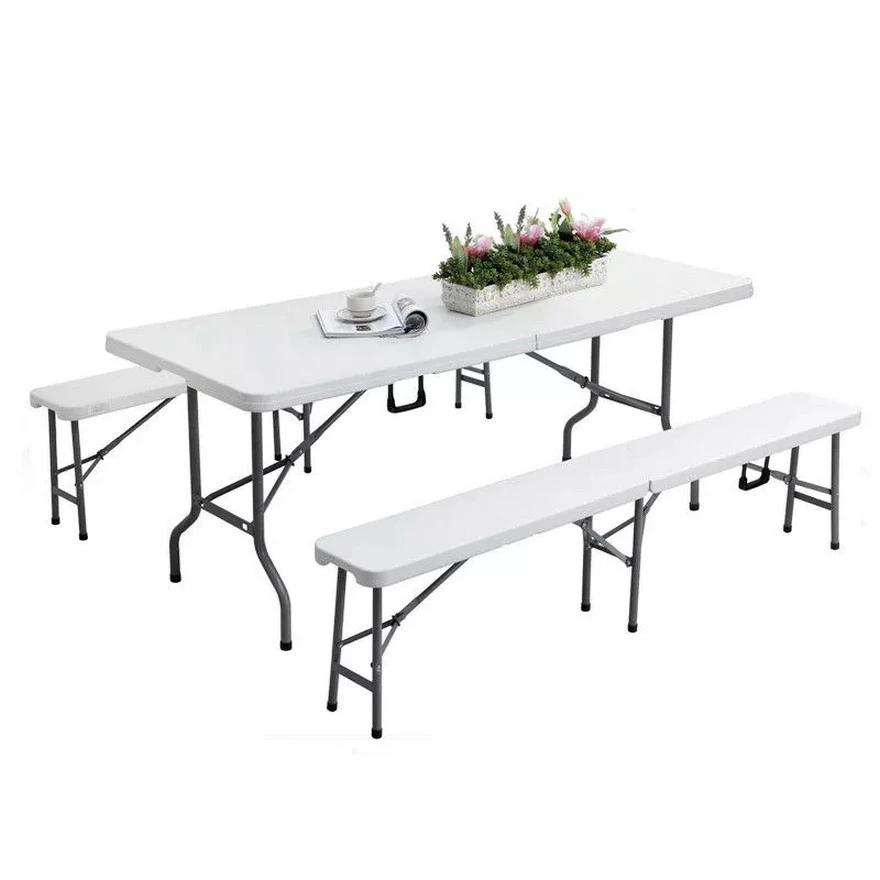 Jeftino povoljno BASTENSKA OPREMA - Prenosivi pivski sto sa klupama 181x70cm