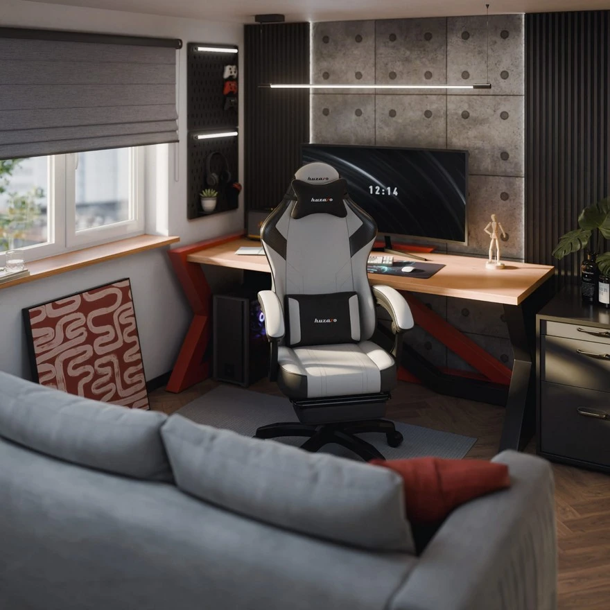 Jeftino povoljno Gaming Oprema - Huzaro Force 3.7 Siva Gaming stolica