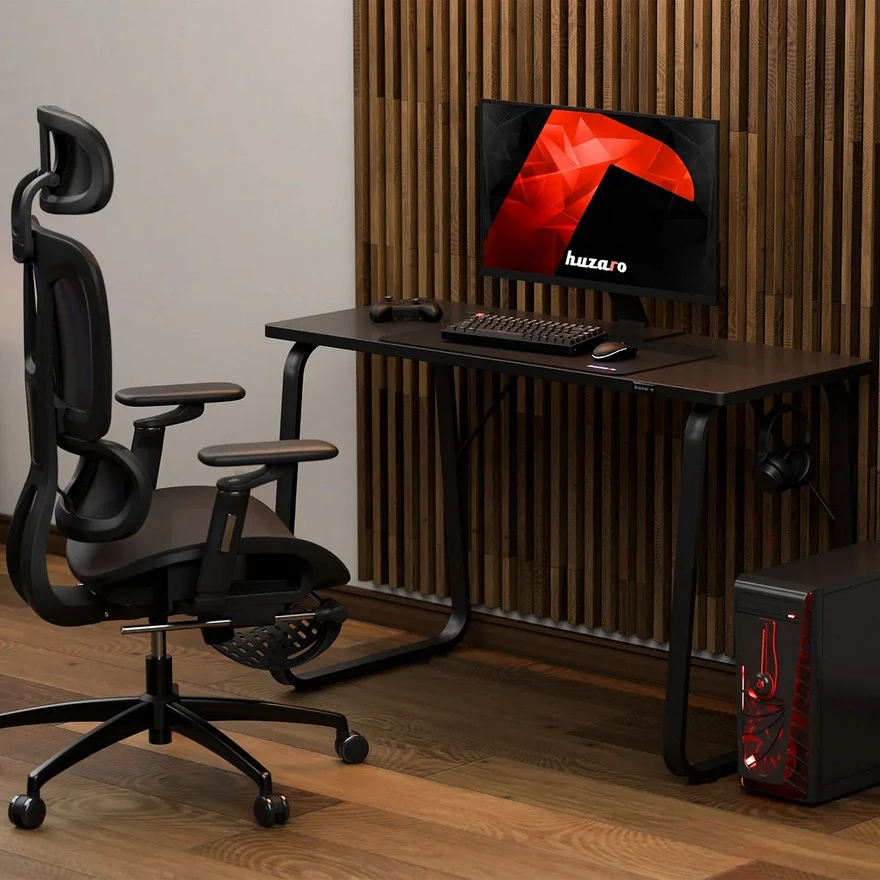 Jeftino povoljno Gaming Oprema - Huzaro Hero 1.5 Crni Gaming sto