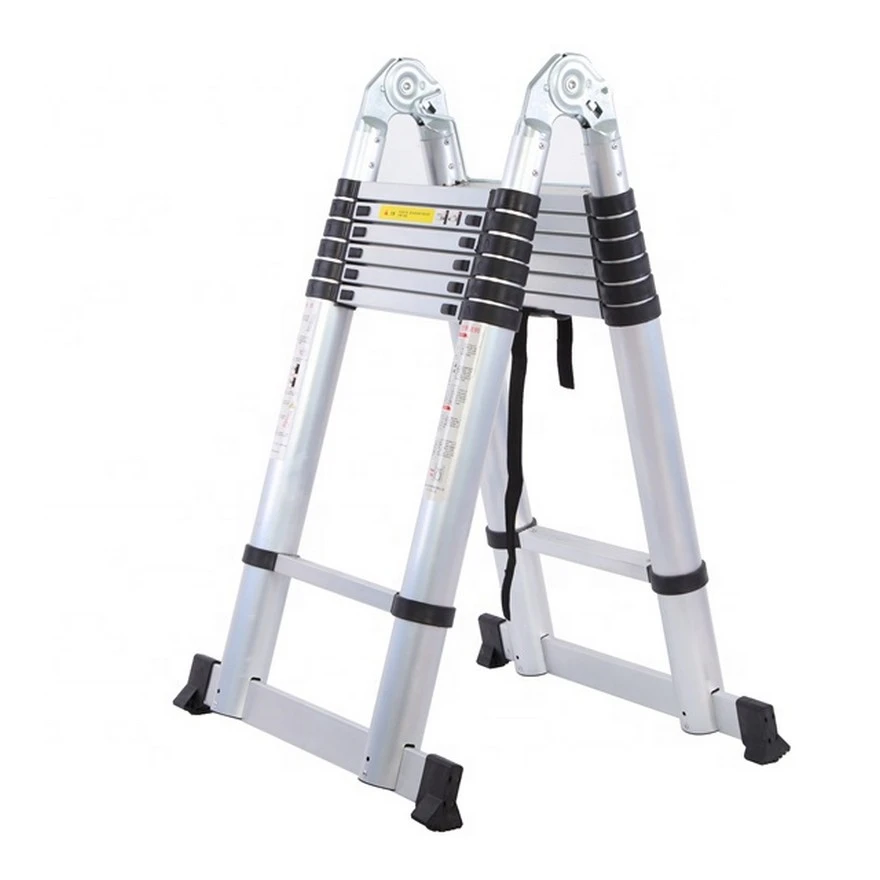 Jeftino povoljno  - SuperStep Duple Aluminijumske Teleskopske Merdevine 2,5+2,5 XL