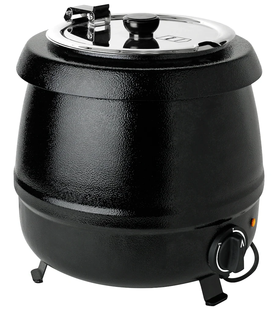 Jeftino povoljno Kuhinjska Oprema - PROFESSIONAL Lonac za supu GSK1009 crni, 9 L