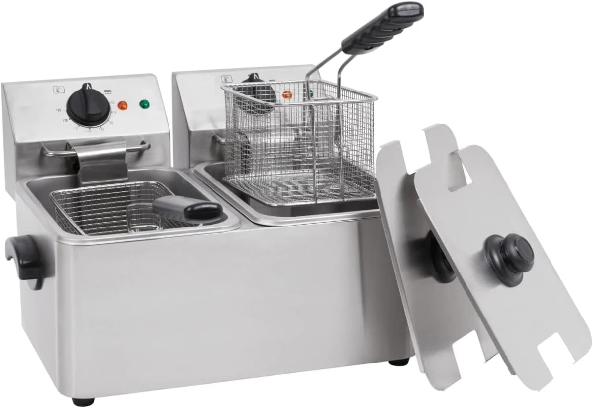 Jeftino povoljno Kuhinjska Oprema - PROFESSIONAL Dupla Friteza GDF3024  4+4 L