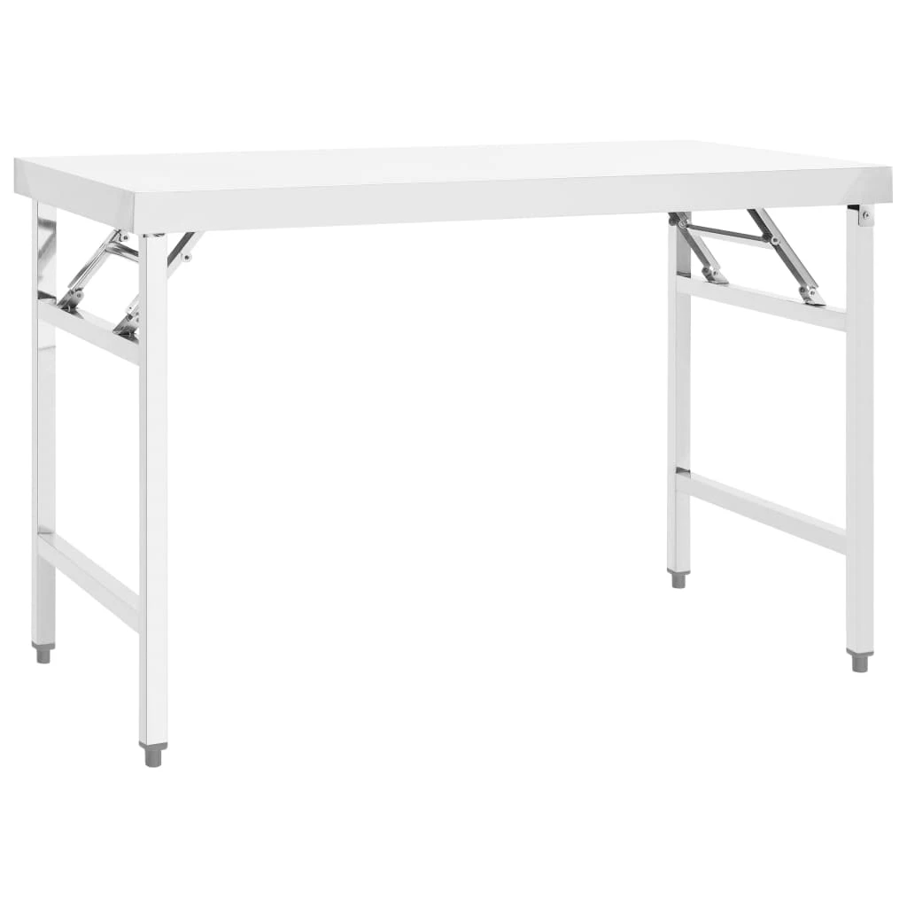Jeftino povoljno TRGOVACKA ROBA - INOX Sklopivi Kuhinjski Radni Sto 120x60cm