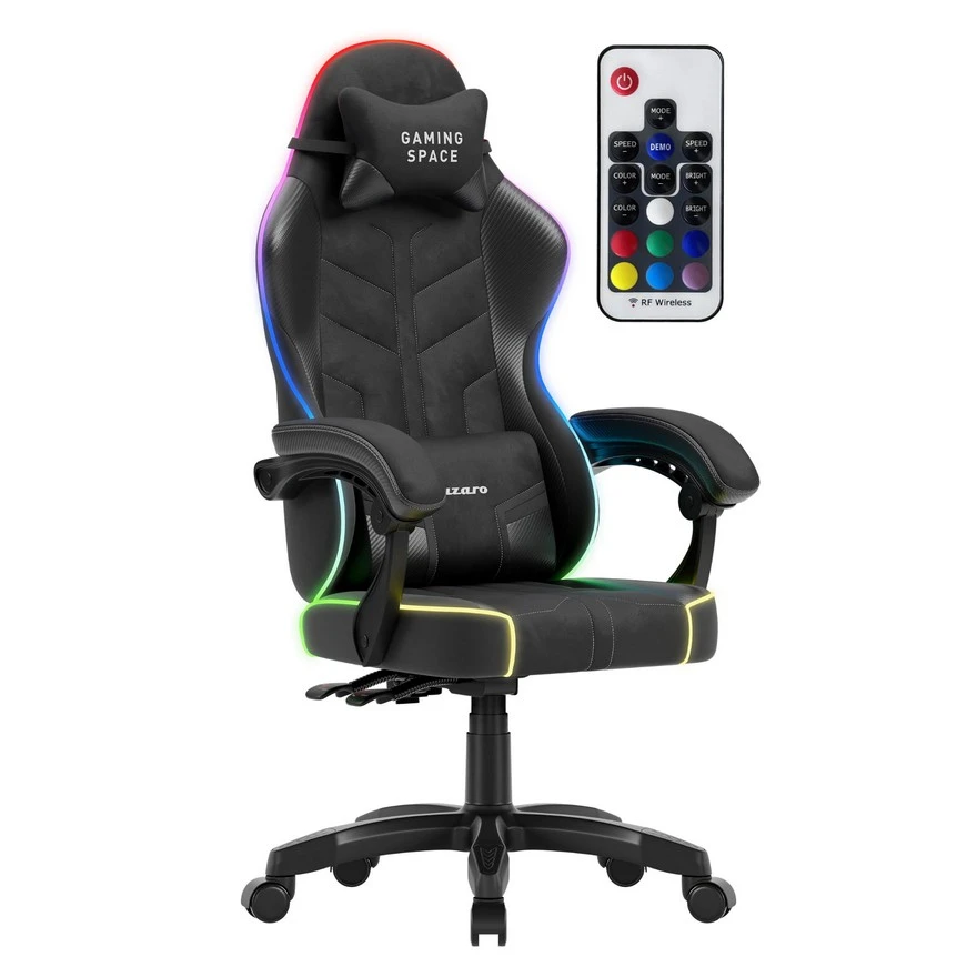Jeftino povoljno TRGOVACKA ROBA - Huzaro Force 2.7 RGB Crna Gaming stolica