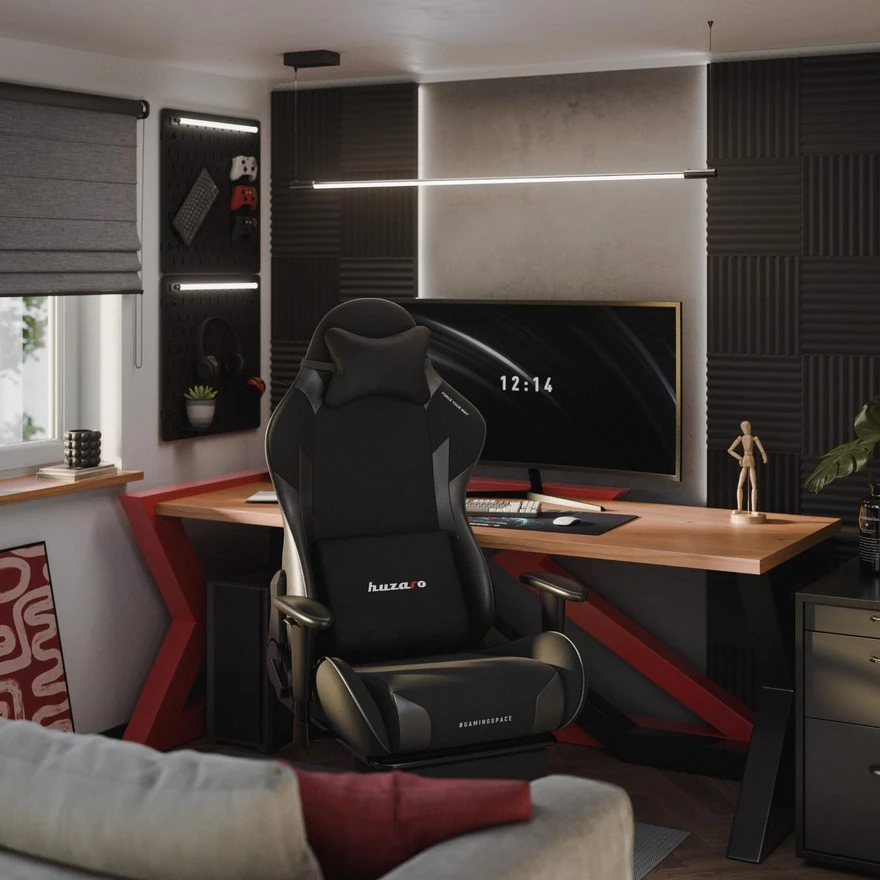 Jeftino povoljno TRGOVACKA ROBA - Huzaro Force 5.7 Crna Gaming stolica