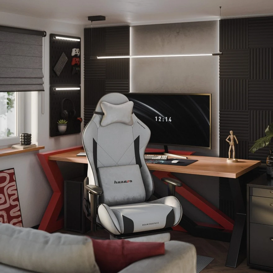 Jeftino povoljno TRGOVACKA ROBA - Huzaro Force 5.7 Siva Gaming stolica