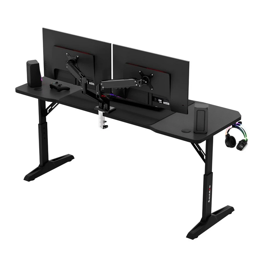 Jeftino povoljno TRGOVACKA ROBA - Huzaro Hero 4.6 Crni Podesivi Gaming sto 160x60cm