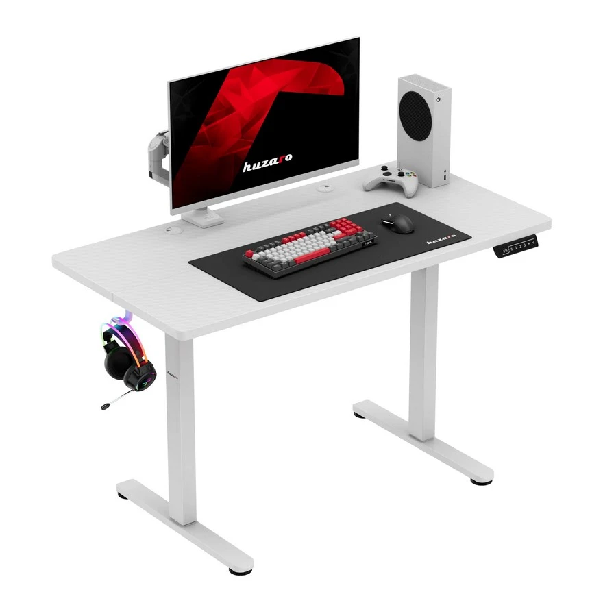Jeftino povoljno Gaming Oprema - Huzaro Hero 8.1 Beli Električni podesivi sto