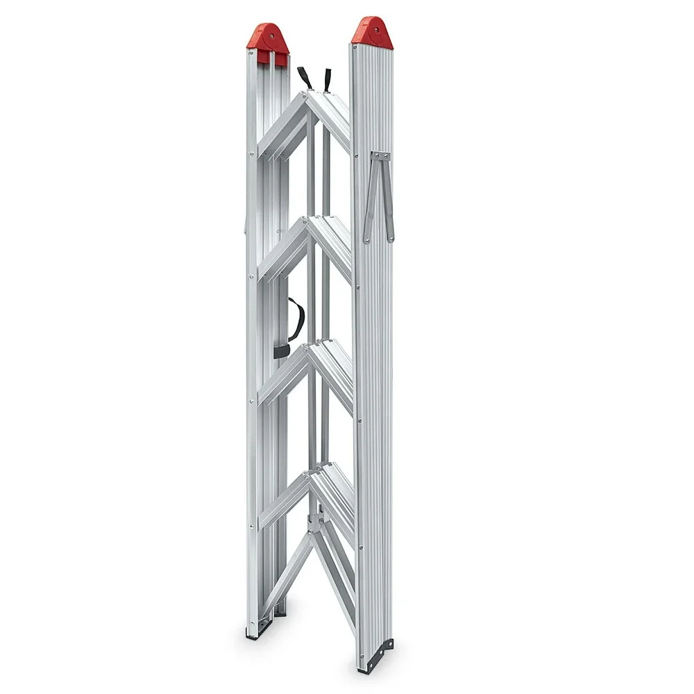 Jeftino povoljno MERDEVINE - SuperStep Duple Sklopive Štapne Alu Merdevine 2x4 158cm