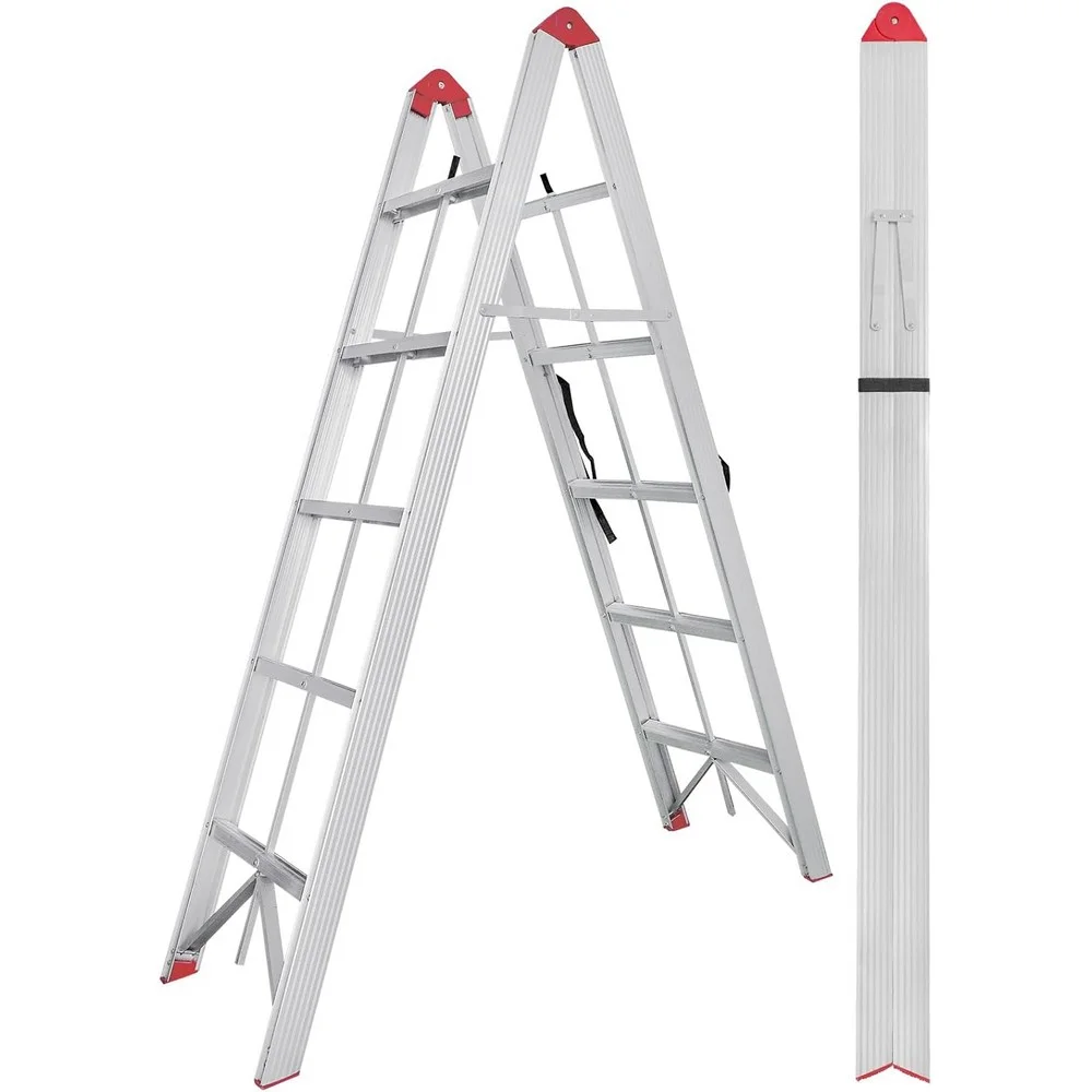 Jeftino povoljno MERDEVINE - SuperStep Duple Sklopive Štapne Alu Merdevine 2x5 188cm