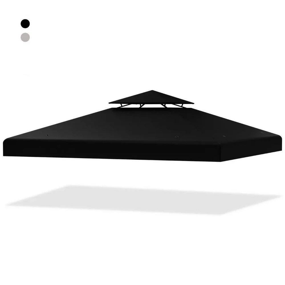 Jeftino povoljno  - Venturo Gazebo zamensko platno 3x3m Crna