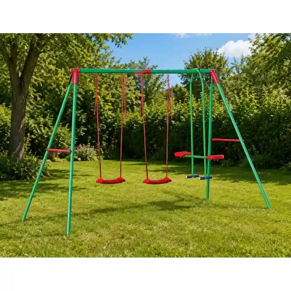 Jeftino povoljno Igračke i dečija oprema - Metalna ljuljaška za decu 327x139x203 cm