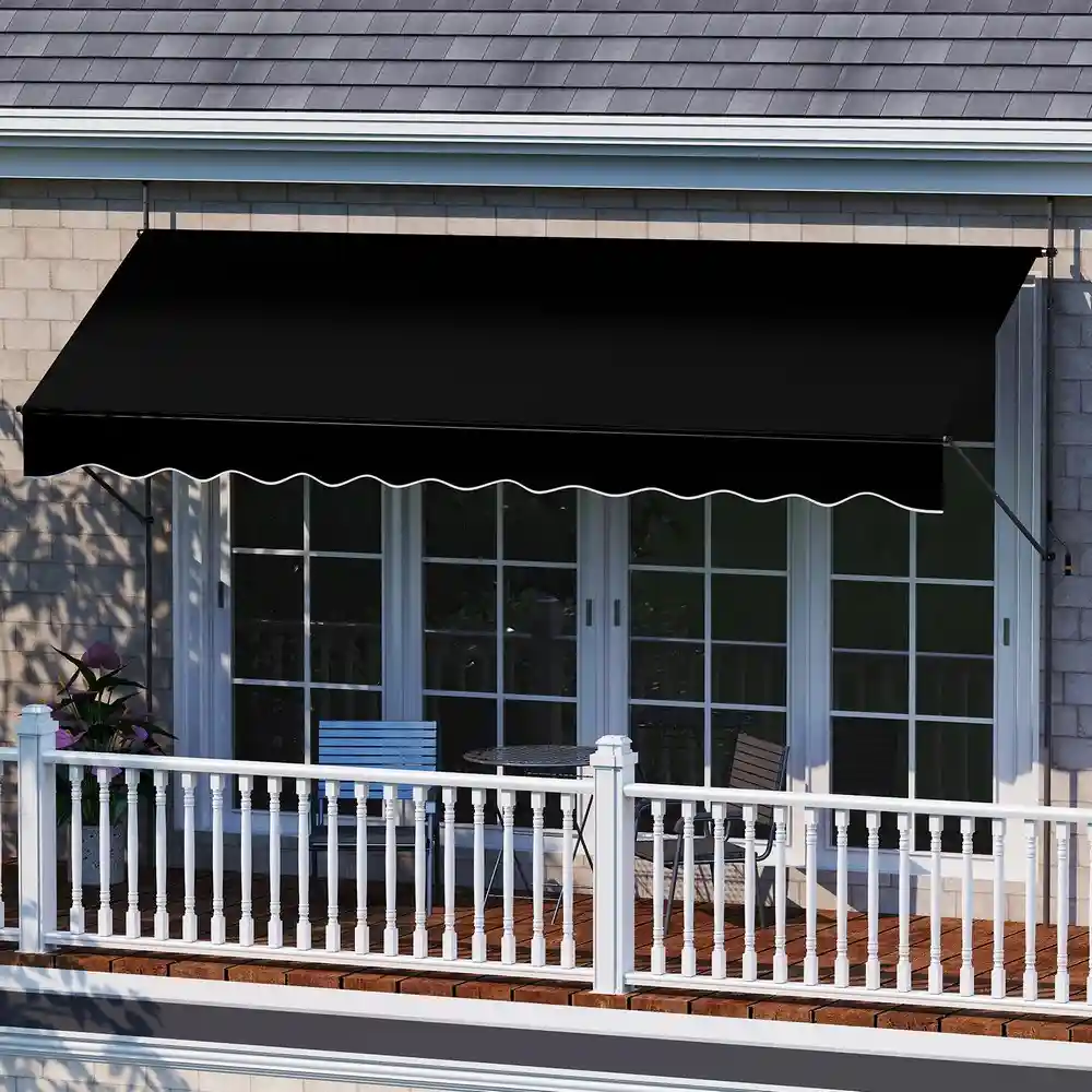 Jeftino povoljno  - Montelux Easy 400x120cm Crna Balkonska Tenda