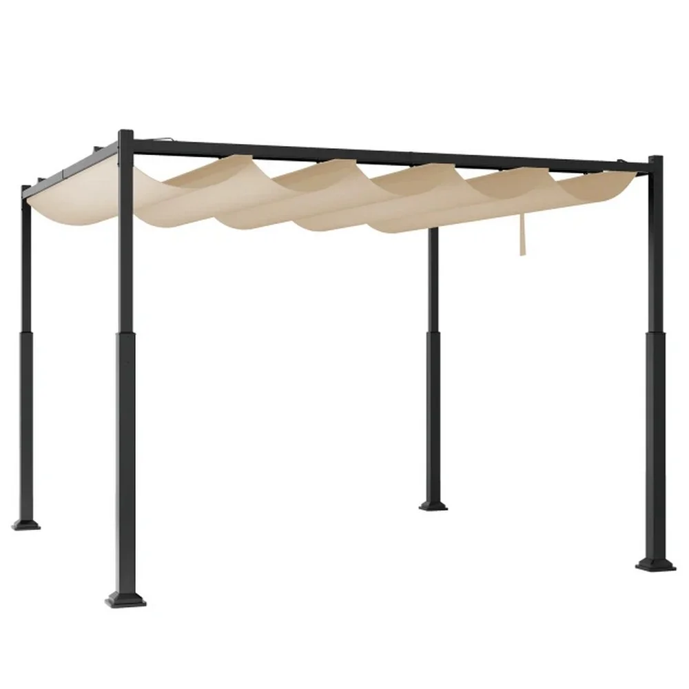 Jeftino povoljno BASTENSKA OPREMA - Venturo Prestige 3x3m Bež Pergola Čelična konstrukcija