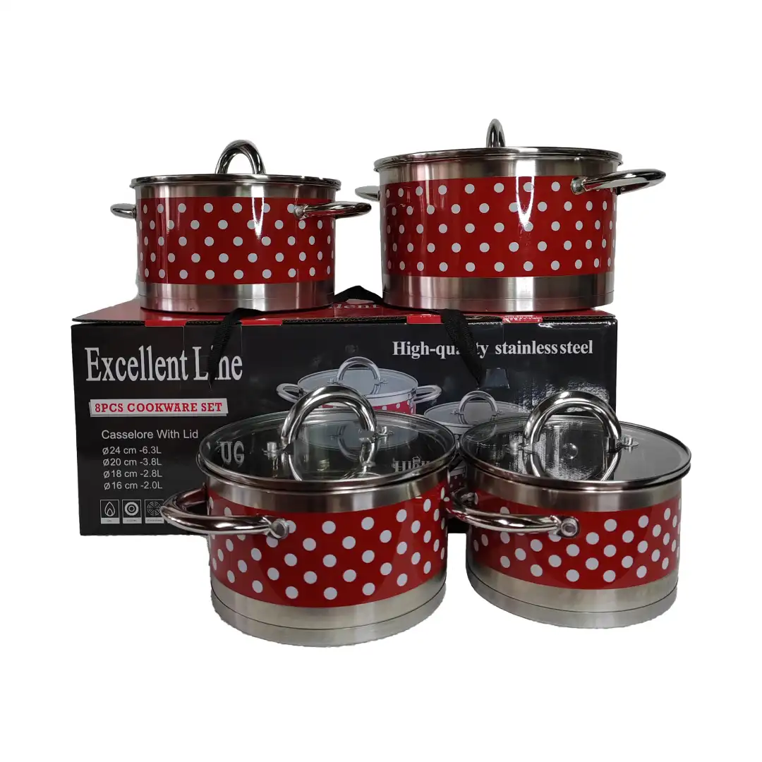 Jeftino povoljno  - Excellent Line Jumbo Set Lonci 8 delova EL-8TF
