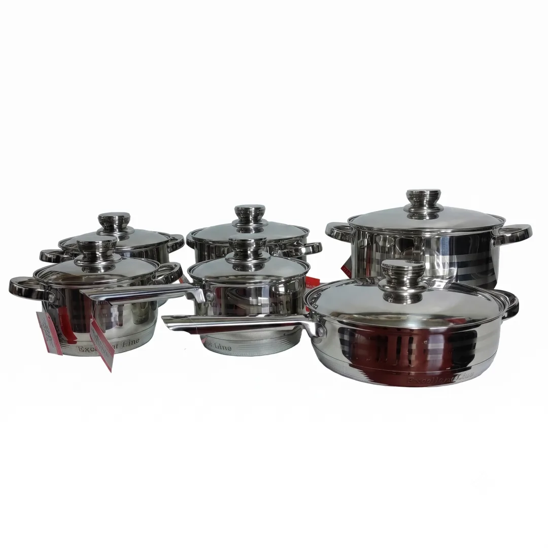 Jeftino povoljno Kuhinjska Oprema - Excellent Line Jumbo Set Lonci 12 delova EL-12MPS
