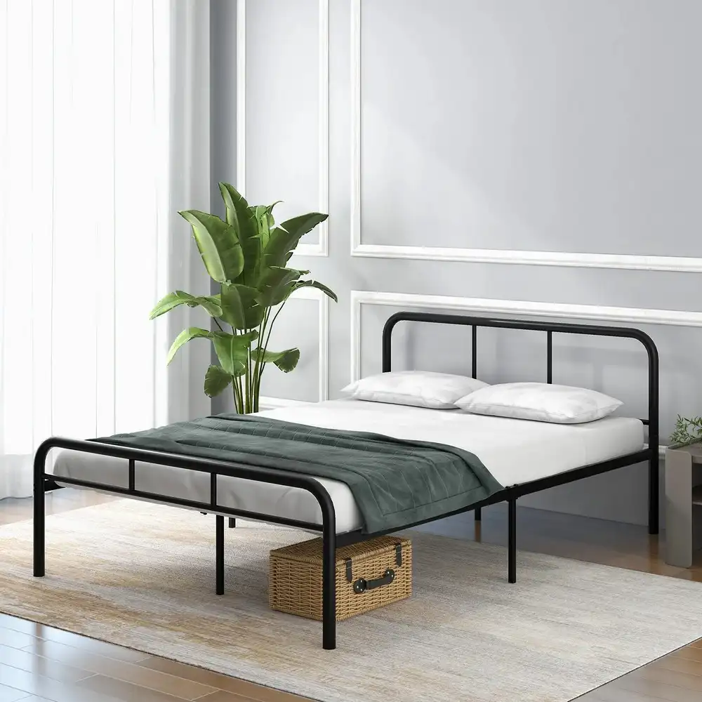 Jeftino povoljno  - Domaro Metalni krevet 140x190cm sa uzglavljem