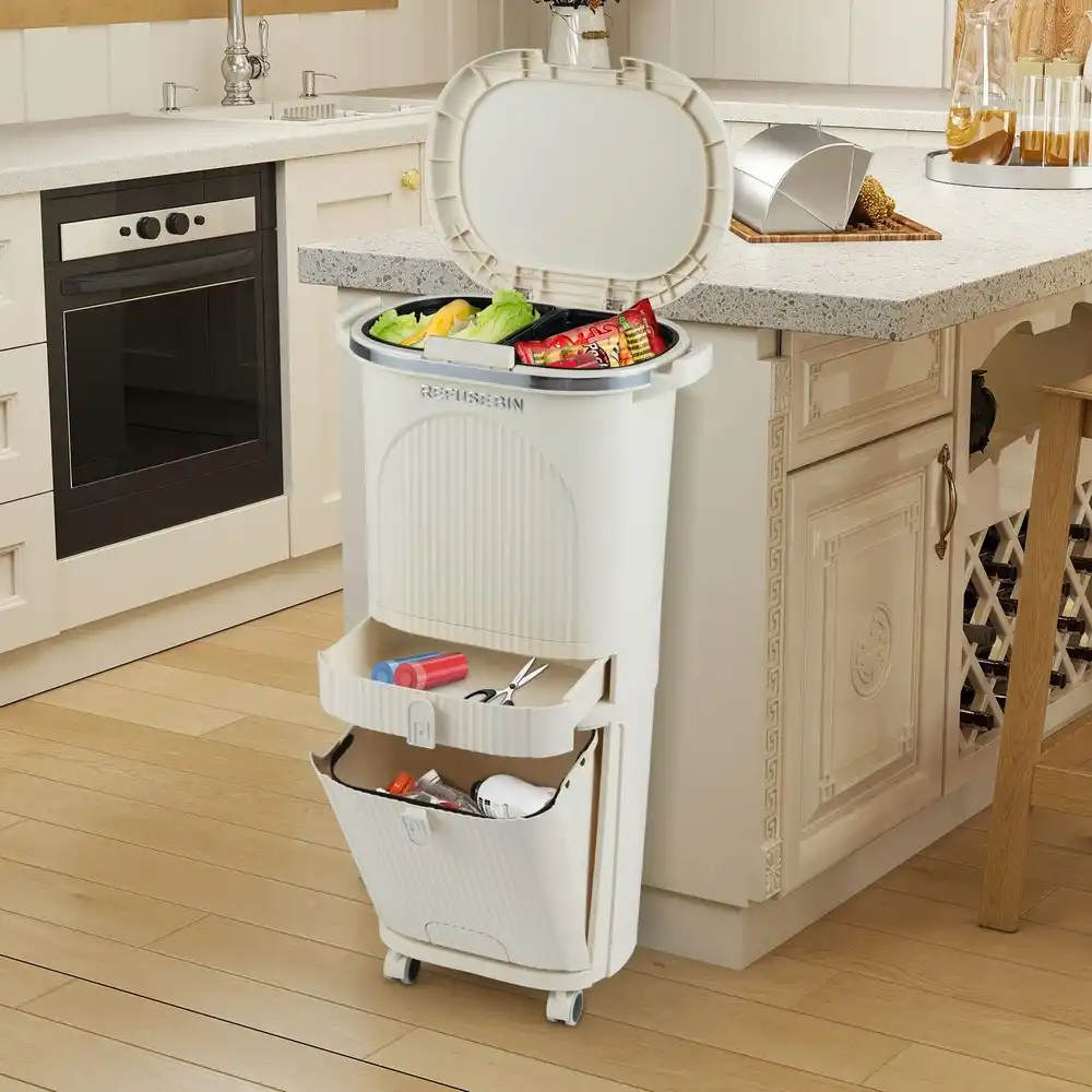 Jeftino povoljno TRGOVACKA ROBA - Domaro Kanta za sortiranje otpada 42 l