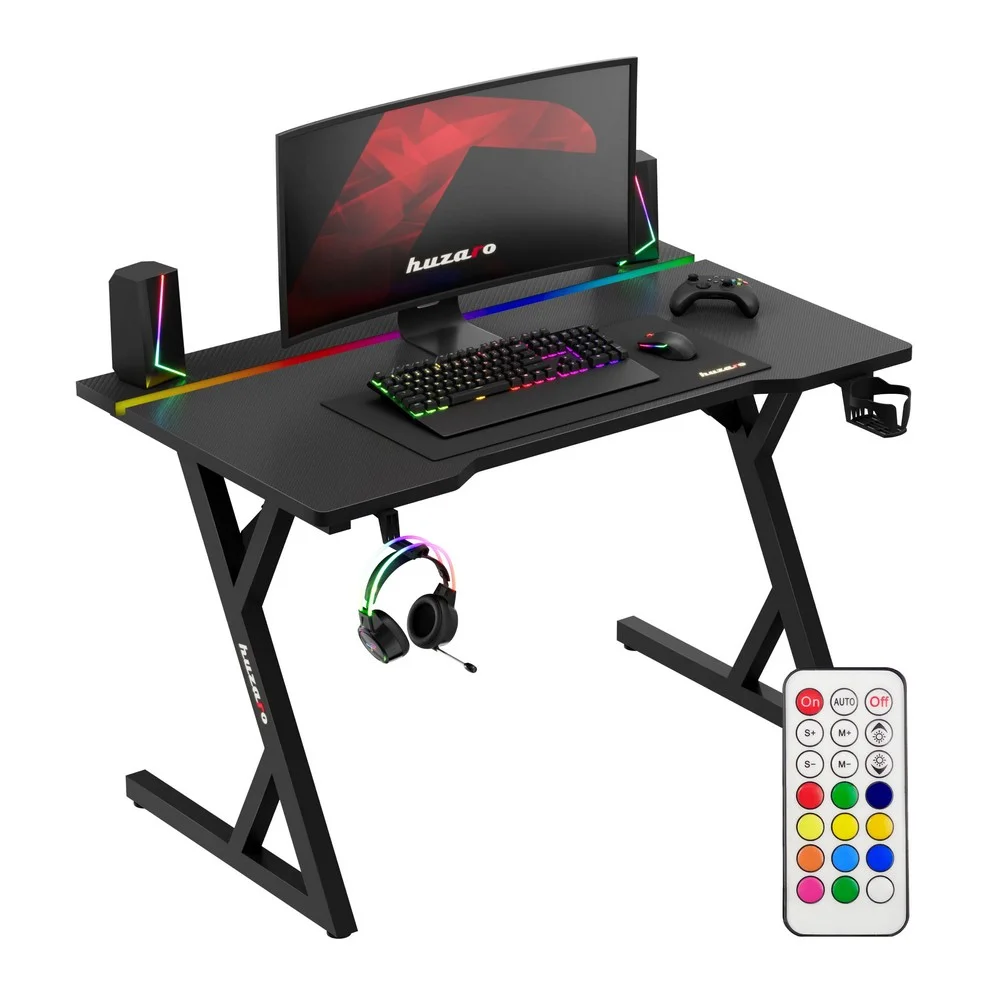 Jeftino povoljno Gaming Oprema - Huzaro Hero 2.4 Crni RGB Gaming sto