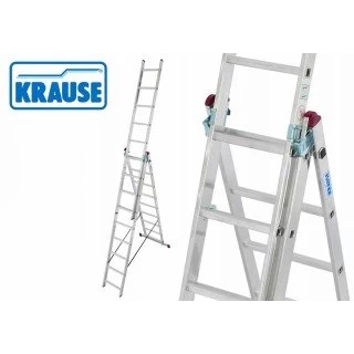 KRAUSE Corda Trodelne Aluminijumske Merdevine 3x9 - 5,3m