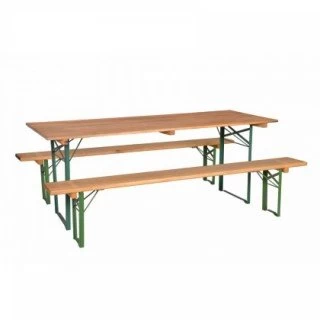 Baštenski Pivski Set Sto Dve Klupe 220x80cm