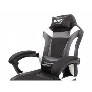 Gaming fotelja Fury Avenger M+ Crno Bela